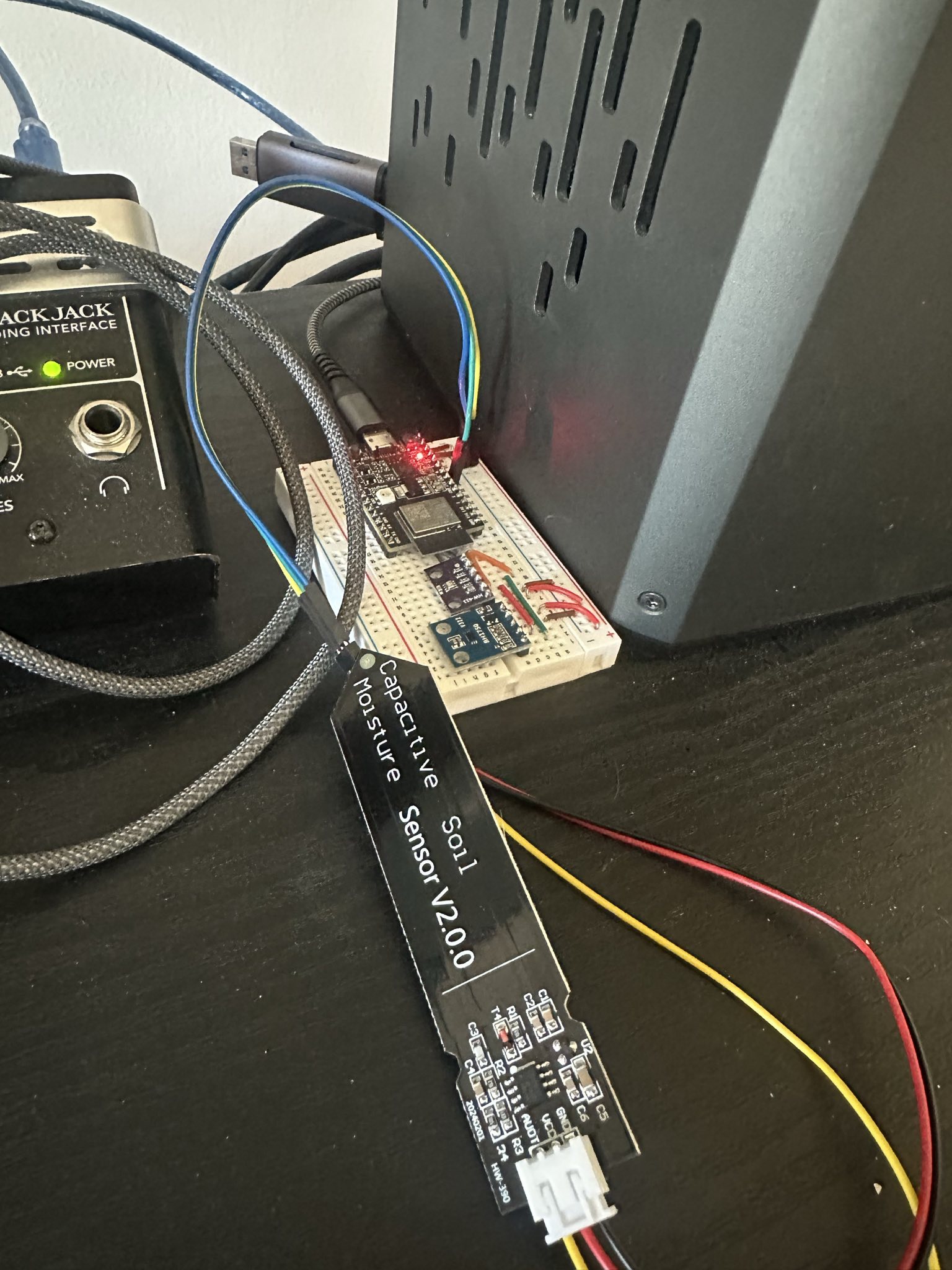 First successful firmware flash and sensor readings